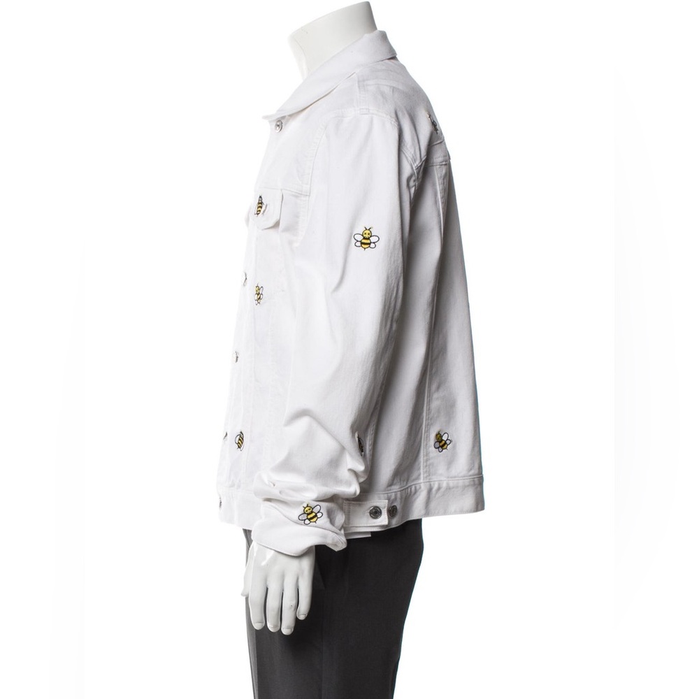 Dior X Kaws White Bee Embroidered Denim Jacket - Picture 5 of 8